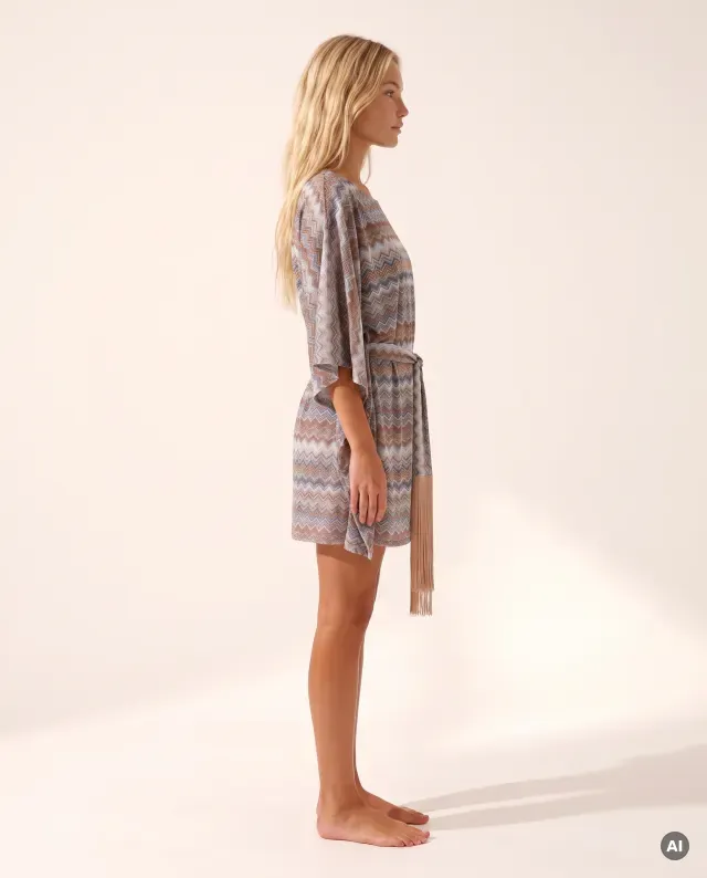 Kaftan en lurex — Resortwear