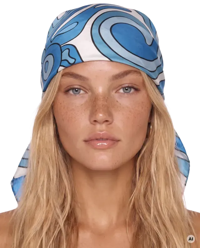 Top-Foulard en lycra — Resortwear