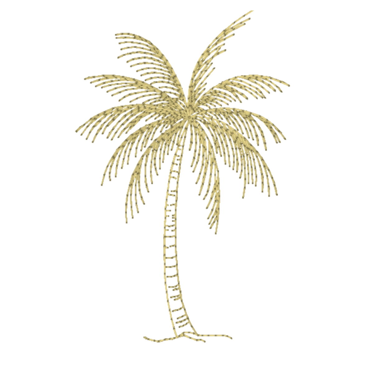 Motif de broderie au fil doré