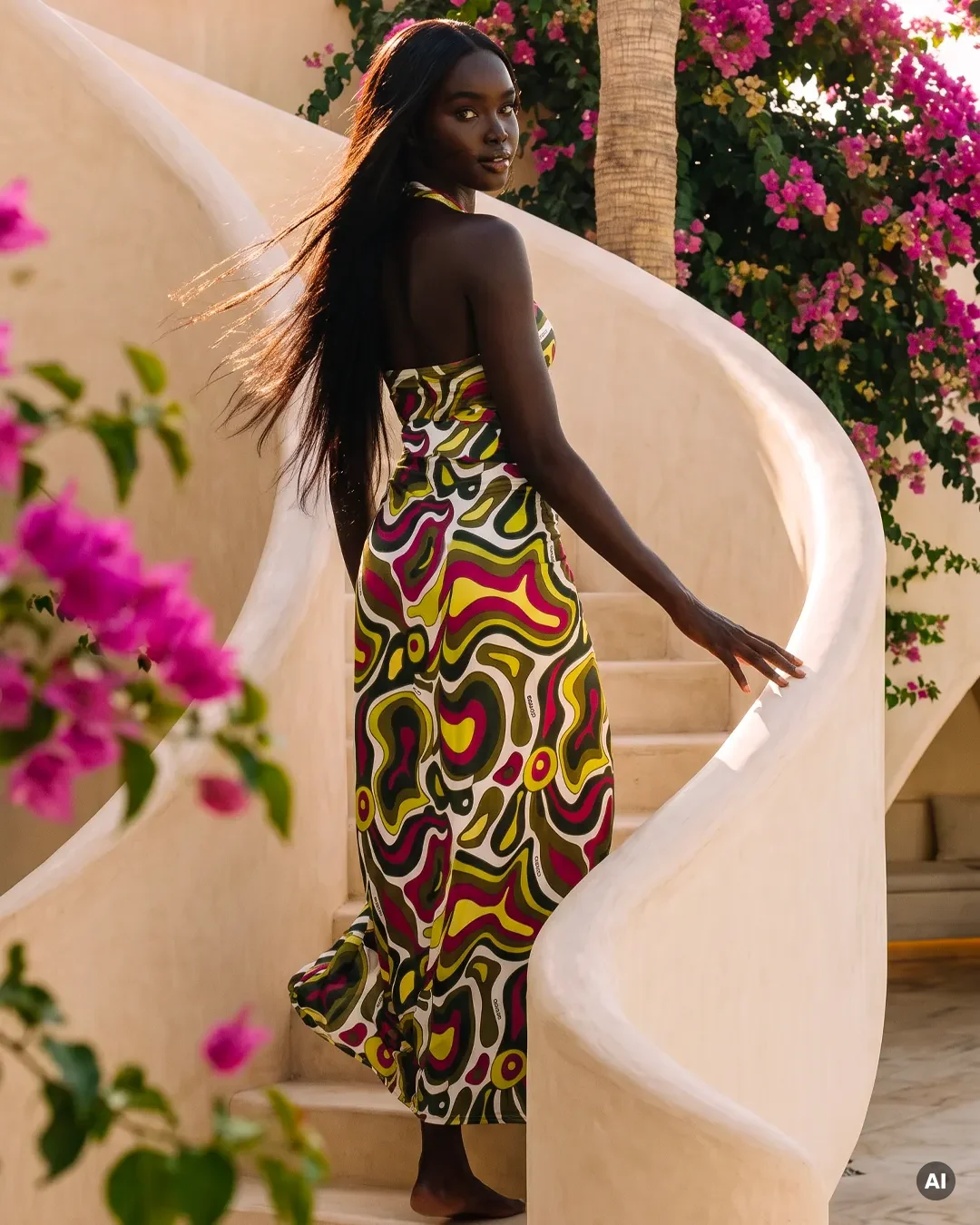 Paréo long en lycra Jungle Psea-K — lookbook